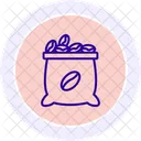 Kaffeebohnenlager Kaffee Bohnen Symbol