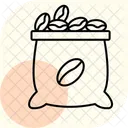 Kaffeebohnenlager Kaffee Bohnen Symbol