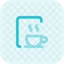 Kaffeeglasfeile  Symbol