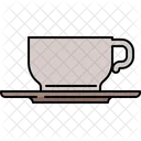 Becher Untertasse Kaffee Symbol