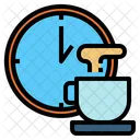Uhr Zeit Restaurant Symbol