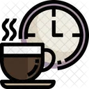 Kaffeezeit Heisser Kaffee Kaffeepause Symbol