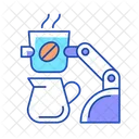 Kaffeezubereitungsroboter  Symbol