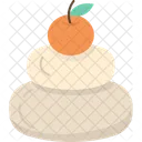 Kagamimochi Dumpling Cake Icon