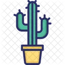 Kaktus Kaktuspflanze Gartenpflanze Symbol