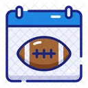 Kalender American Football Super Bowl Icon