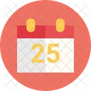 Kalender Weihnachten Tag Icon