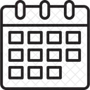 Kalender Datum Zeitplan Symbol