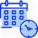 Kalender Uhr Zeitplan Icon