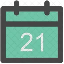 Kalender Zeit Rahmen Icon