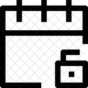 Kalender Entsperren Agenda Symbol
