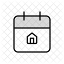 Kalender Heimbesuchstag Kalender Zeitplan Symbol
