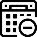 Kalender Entfernen Datum Symbol