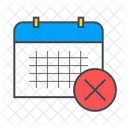 Kalender Falsch Kalender Datum Icon