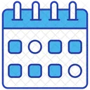 Kalender mit Kreis  Symbol