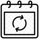 Kalendersynchronisierung Kalender Synchronisierung Symbol