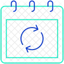 Kalendersynchronisierung Kalender Synchronisierung Symbol