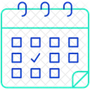 Kalendertagesansicht Kalender Tag Symbol