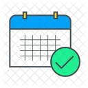 Kalender Wahr Kalender Datum Icon