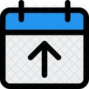 Kalender Upload Symbol