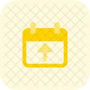 Kalender Upload Symbol