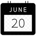 Kalender Widget Kalender Juni Icon