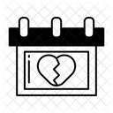 Kalenderdaten Aktualisieren Lesezeichen Symbol