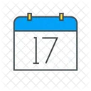 Kalenderdatum Nummer Kalender Datum Icon