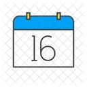 Kalenderdatum Nummer Kalender Datum Icon