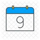 Kalenderdatum Nummer Kalender Datum Icon