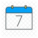 Kalenderdatum Nummer Kalender Datum Icon