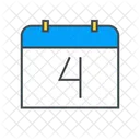 Kalenderdatum Nummer Kalender Datum Icon