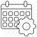 Kalendereinstellung  Symbol