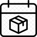 Kalenderlieferung Liefertermin Kalenderbox Symbol