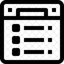 Kalender Liste Symbol