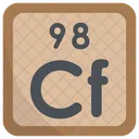 Californium Periodensystem Chemiker Icon