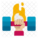 Kalorien verbrennen  Symbol