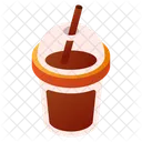 Kalter Kaffee Eiskaffee Eis Symbol
