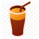 Kalter Kaffee Eiskaffee Eis Symbol