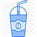 Kalter Kaffee Kaffeeglas Kaffee Symbol