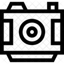 Kamera Wechselstrom Audiobuchse Symbol