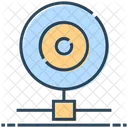 Kamera-Hosting  Symbol