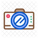 Reisen Wandern Kamera Symbol