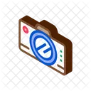 Reisen Kamera Rucksack Symbol