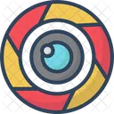 Kameraobjektiv  Symbol