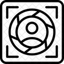 Kameraobjektiv  Symbol