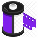 Jahrgang Film Kamera Symbol