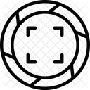 Kameraverschluss  Symbol