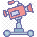 Kamerawagen Dolly Aufnahme Filmproduktion Symbol