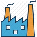 Schornstein Fabrik Industrie Symbol